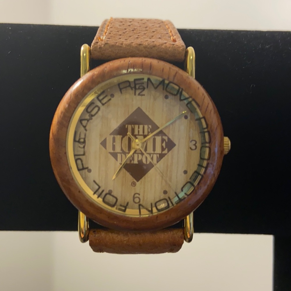 Home Depot wooden watch